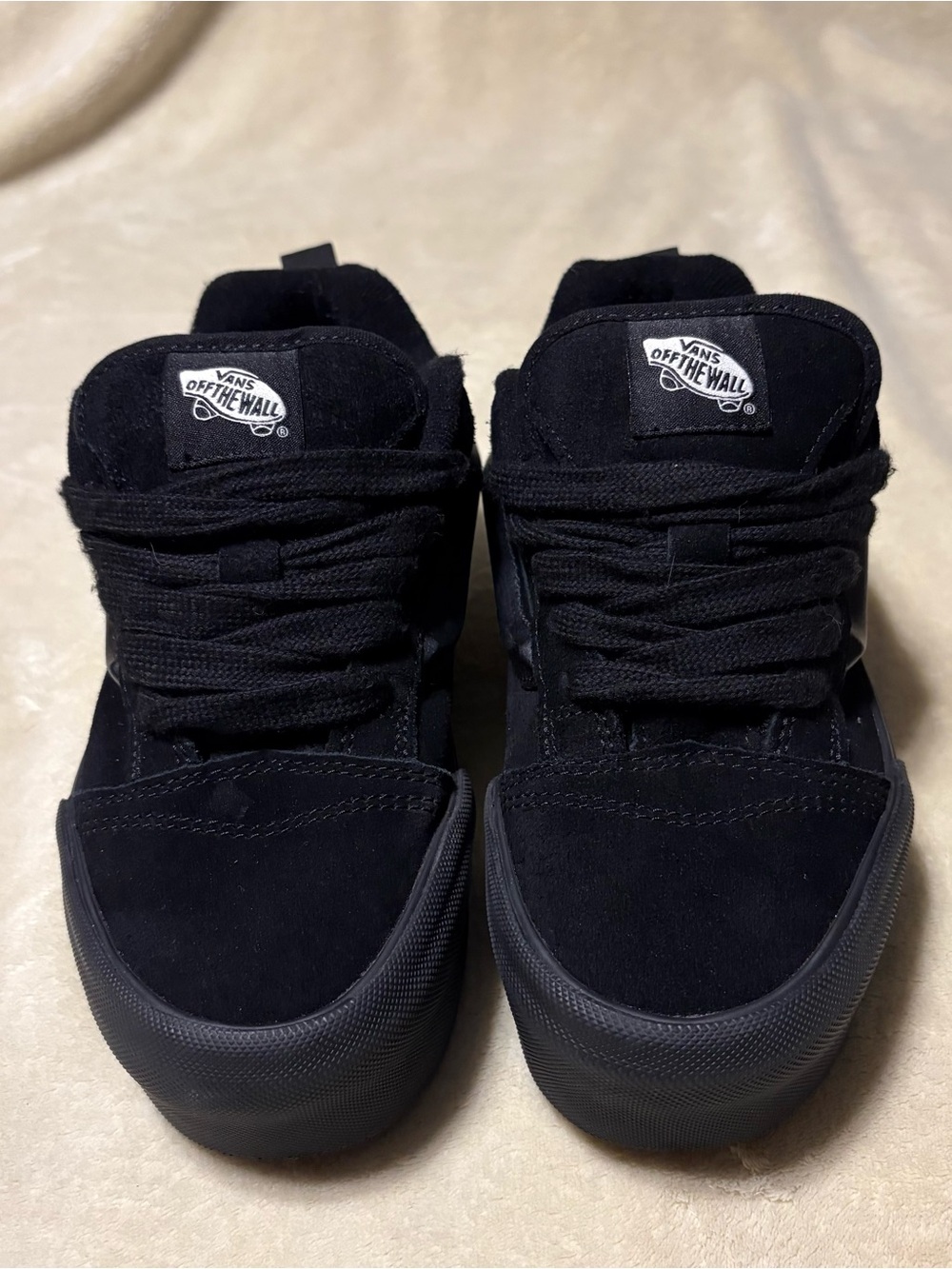 Vans Black Suede Low-Top Sneakers - Women's